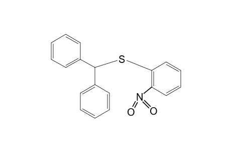 diphenylmethyl o-nitrophenyl sulfide