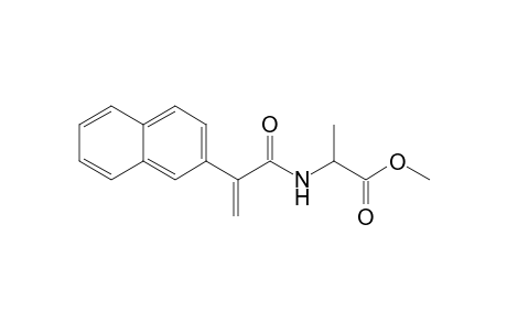 2-(2-(2-Naphthyl)acryloylamino)propionic acid methyl ester