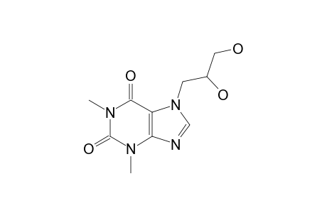 7-(2,3-Dihydroxypropyl)theophylline