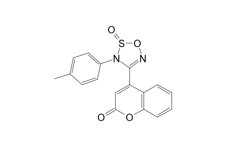 3-(4'-Methylphenyl)-4-(2-oxo-2H-[1]benzopyran-4-yl)-1,2,3,5-oxathiadiazol-2-oxide