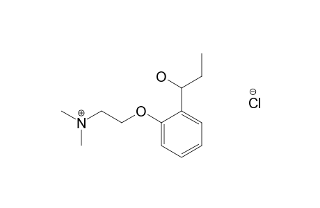 o-[2-(dimethylamino)ethoxy]-alpha-ethylbenzyl alcohol, hydrochloride