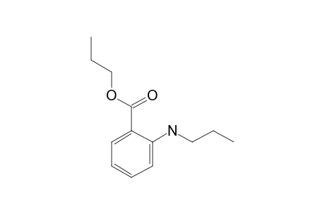 Benzoic acid, 2-propylamino-, propyl ester