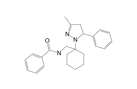 N-{[1-(3-methyl-5-phenyl-4,5-dihydro-1H-pyrazol-1-yl)cyclohexyl]methyl}benzamide