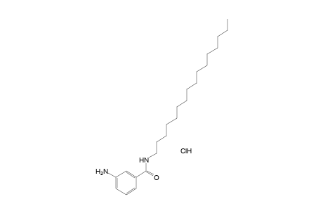 m-amino-N-hexadecylbenzamide, monohydrochloride