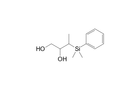 3-[dimethyl(phenyl)silyl]butane-1,2-diol