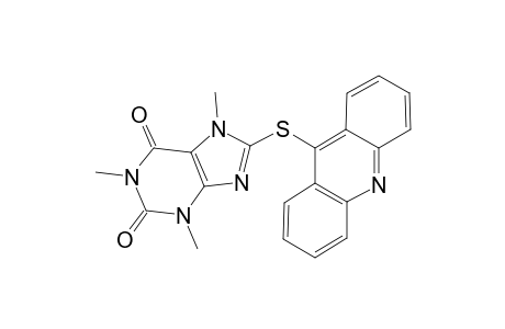 8-(9-acridinylsulfanyl)-1,3,7-trimethyl-3,7-dihydro-1H-purine-2,6-dione