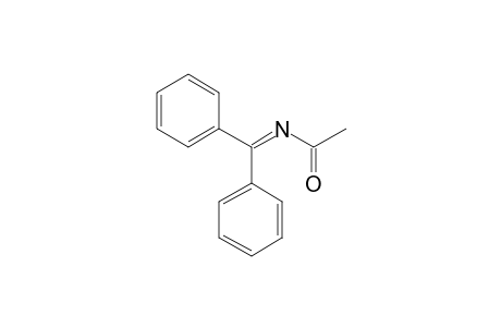 Diphenylmethyleneimine, N-acetyl-