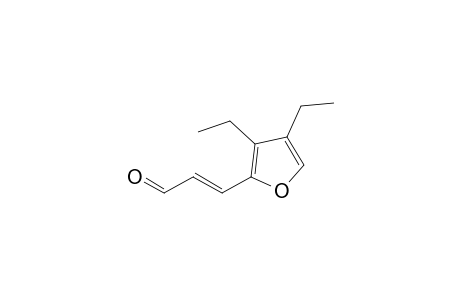 2-(2'-Formylethenyl)-3,4-diethylfuran