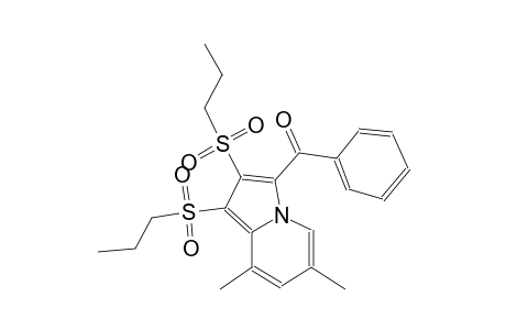 [6,8-dimethyl-1,2-bis(propylsulfonyl)-3-indolizinyl](phenyl)methanone