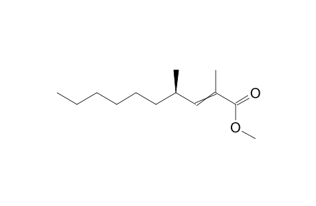 methyl (4R)-2,4-dimethyldec-2-enoate