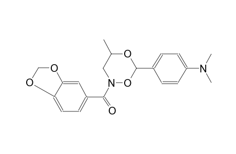 benzenamine, 4-[2-(1,3-benzodioxol-5-ylcarbonyl)dihydro-4-methyl-2H-1,5,2-dioxazin-6-yl]-N,N-dimethyl-