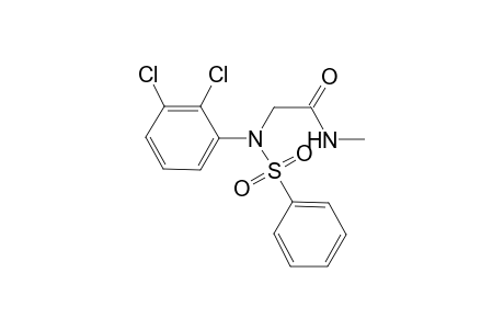 2-[2,3-Dichloro(phenylsulfonyl)anilino]-N-methylacetamide