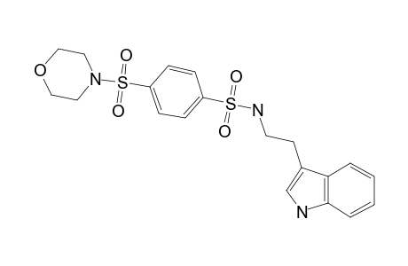 N-[2-(1H-indol-3-yl)ethyl]-4-(4-morpholinylsulfonyl)benzenesulfonamide