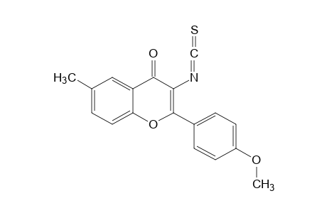 isothiocyanic acid, 2-(p-methoxyphenyl)-6-methyl-4-oxo-4H-1-benzopyran-3-yl ester