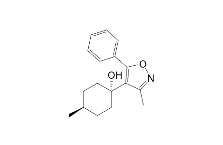 trans-4-Methyl-1-(3-methyl-5-phenylisoxazol-4-yl)cyclohexan-1-ol