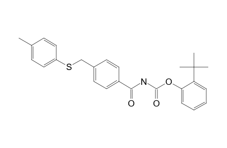 [alpha-(p-tolythio)-p-toluoyl]carbamic acid, o-tert-butylphenyl ester
