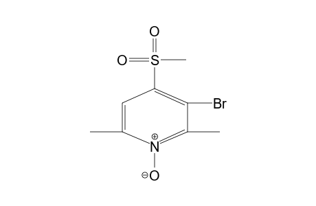 3-BROMO-4-METHYLSULFONYL-2,6-DIMETHYLPYRIDINE-N-OXIDE