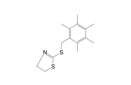 2-[(2,3,4,5,6-pentamethylbenzyl) thio-2-thiazoline