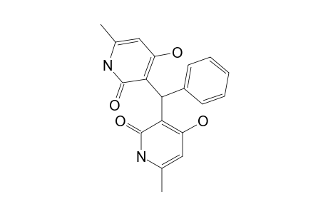 3,3'-(PHENYLMETHYLENE)-BIS-[4-HYDROXY-6-METHYL-PYRIDIN-2(1H)-ONE]