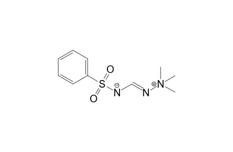 Hydrazinium, 1,1,1-trimethyl-2-[[(phenylsulfonyl)amino]methylene]-, hydroxide, inner salt