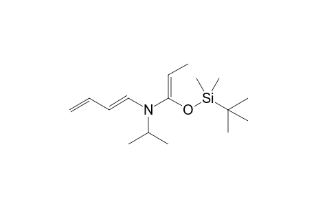 (1E)-N-[(Z)-1-[tert-butyl(dimethyl)silyl]oxyprop-1-enyl]-N-isopropyl-buta-1,3-dien-1-amine