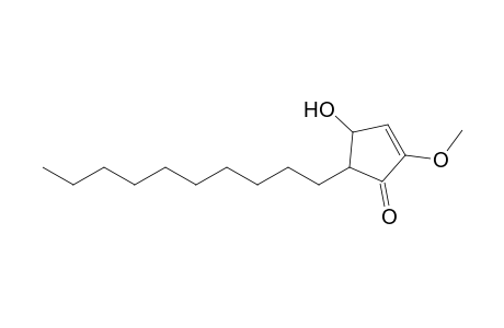 cis/trans-5-Decyl-4-hydroxy-2-methoxycyclopent-2-enone