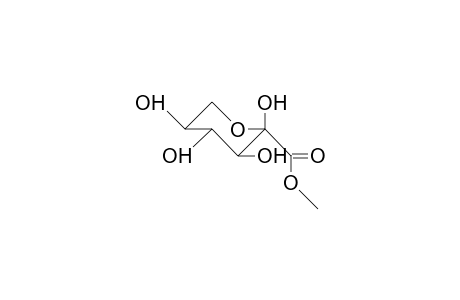 .beta.-L-Xylopyranose-2-hexulosonic acid, methyl ester