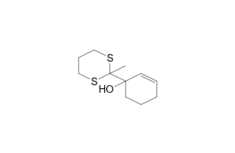 1-[2-(2-METHYL-1,3-DITHIANYL)]-2-CYCLOHEXEN-1-OL