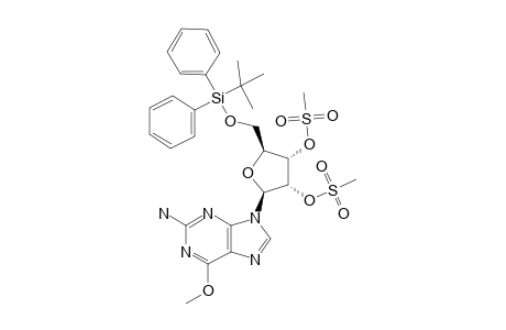 2-AMINO-9-[5_DIASTEREOMER2,3-DI-O-METHANESULFONYL-BETA-D-RIBOFURANOSYL]-6-METHOXYPURINE
