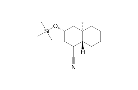 (1,3-ALPHA,4A-ALPHA,8A-BETA)-4A-METHYL-3-TRIMETHYLSILYLOXY-DECAHYDRONAPHTHALENE-1-CARBONITRILE