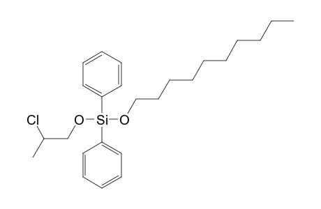 Silane, diphenyl(2-chloropropoxy)decyloxy-