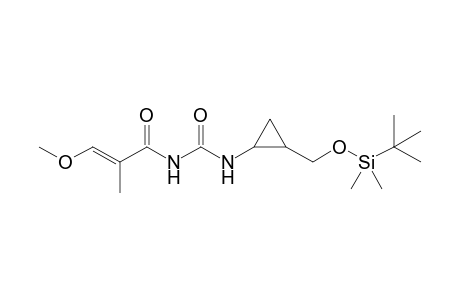 1-[(1R,2R)-2-(tert-Butyl-dimethyl-silanyloxymethyl)-cyclopropyl]-3-((E)-3-methoxy-2-methyl-acryloyl)-urea