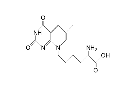 alpha-AMINO-2,4-DIOXO-6-METHYL-2,3,4,8-TETRAHYDROPYRIDO[2,3-d]PYRIMIDINE-8-HEXANOIC ACID