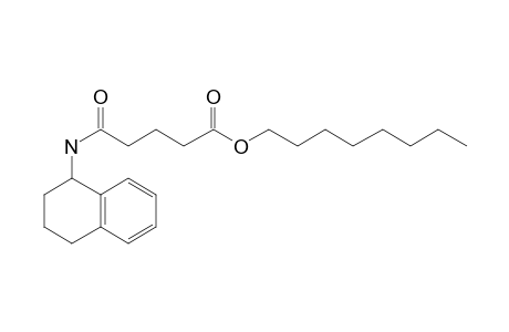 Glutaric acid monoamide, N-(1,2,3,4-tetrahydronaphth-1-yl)-, octyl ester