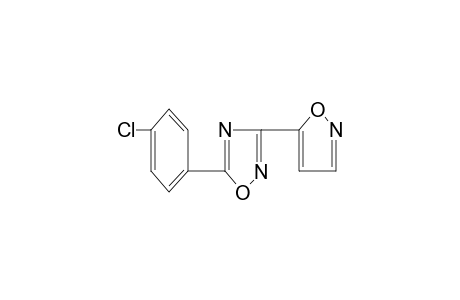 5-(p-chlorophenyl)-3-(5-isoxazolyl)-1,2,4-oxadiazole