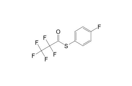 4-Fluorothiophenol, S-pentafluoropropionyl-