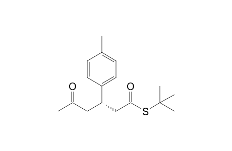 S-Tert-butyl (S)-5-oxo-3-(4-methylphenyl)hexanethioate