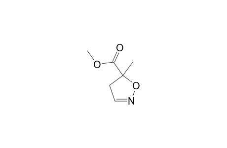 5-Isoxazolecarboxylic acid, 4,5-dihydro-5-methyl-, methyl ester, (R)-