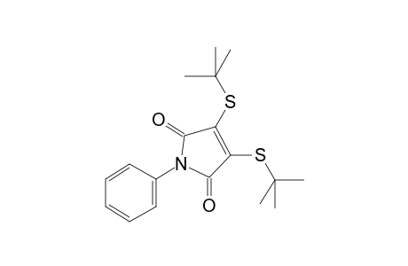 3,4-bis(Tert-butylsulfanyl)-1-phenylpyrrole-2,5-dione