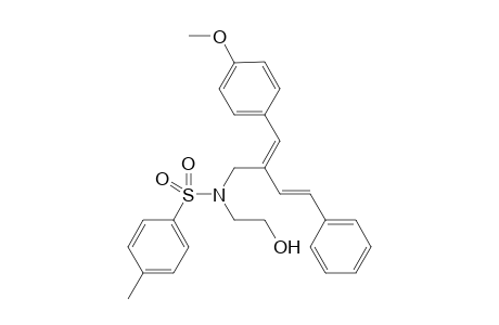 N-(2-Hydroxyethyl)-N-((E)-2-((Z)-4-methoxybenzylidene)-4-phenylbut-3-en-1-yl)-4-methylbenzenesulfonamide