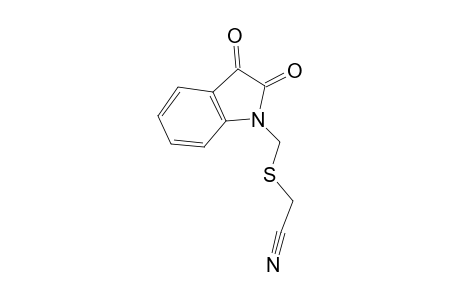 2-{[(2,3-dioxoindol-1-yl)methyl]sulfanyl}acetonitrile