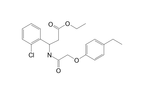 3-(2-Chlorophenyl)-3-[[2-(4-ethylphenoxy)-1-oxoethyl]amino]propanoic acid ethyl ester