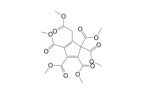 2,3,4,5,5-Pentakis(methoxycarbonyl)cyclopentadien-1-yl-acetic acid-methylester