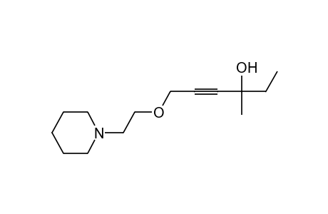 3-methyl-6-(2-piperidinoethoxy)-4-hexyn-3-ol