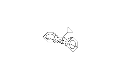 Diphenyl-cyclopropyl-carbonium cation