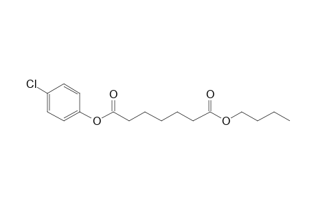 Pimelic acid, butyl 4-chlorophenyl ester