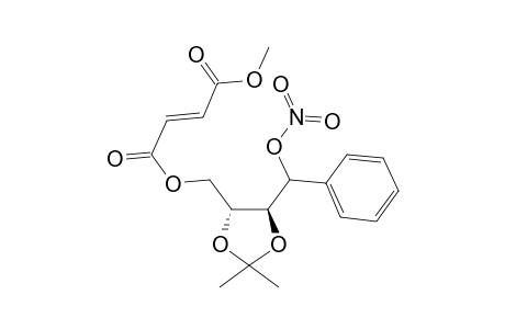 (4S,5R)-[5-[3-(Methoxycarbonyl)propenoyloxymethyl]-2,2-dimethyl-1,3-dioxolane-4-yl]phenylmethyl nitrate