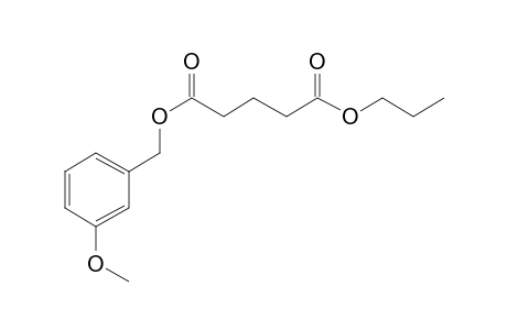 Glutaric acid, 3-methoxybenzyl propyl ester