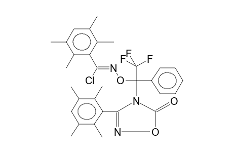 O-{1-[4-DELTA2-3-(2,3,5,6-TETRAMETHYLPHENYL)-5-OXO-1,2,4-OXADIAZOLYL]-1-PHENYL-2,2,2-TRIFLUOROETHYL}-2,3,5,6-TETRAMETHYLPHENYLHYDROXAMIC ACID,CHLOROANHYDRIDE