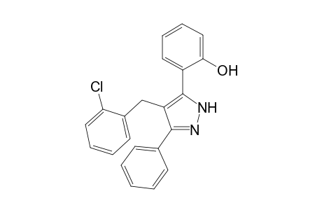 4-(2-Chlorobenzyl)-3(5)-(2-hydroxyphenyl)-5(3)-phenylpyrazole